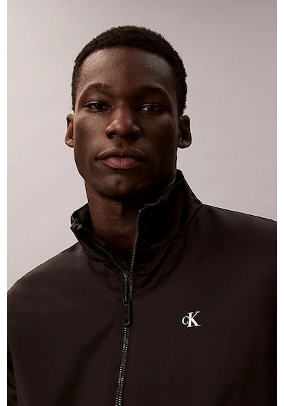 Calvin Klein Uzun Kollu Dolgulu Harrington Erkek Siyah Ceket Lv04rc516g-ub1 Siyah