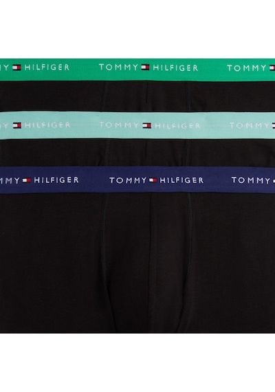 Tommy Hilfiger Erkek Siyah 3'lü Boxer Um0um02763 Çok Renkli