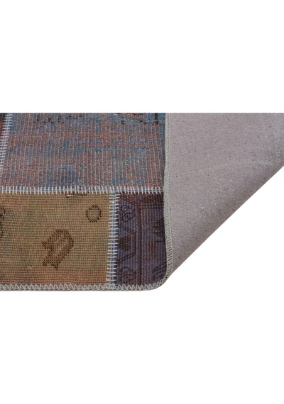 Klasik Modern Patchwork Eskitme Halı 120 X 180 Cm 5810
