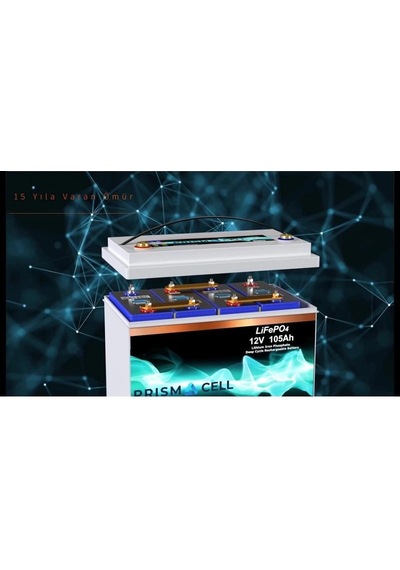 Prismacell Lifepo4 Akü 235ah 25.6 Volt Turbo Fast Chargıng Karavan, Marin, Solar Yaşam Aküsü