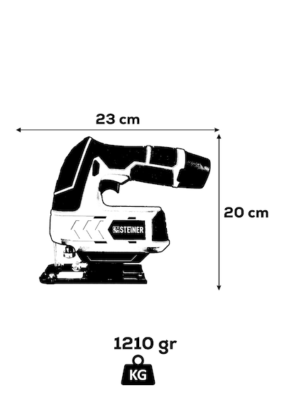 Steiner Stn-12V 3.0AH Li-ion Çift Akülü Şarjlı Dekupaj Testere