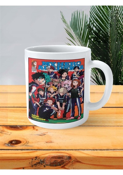 My Hero Academia Baskılı Kupa Bardak Kişiye Özel Model 3 Çok Renkli