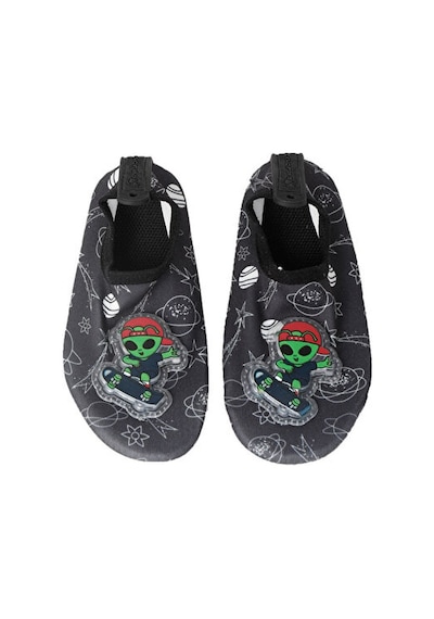Peluche Alien Çocuk Deniz & Havuz Ayakkabısı Alıen Siyah Siyah