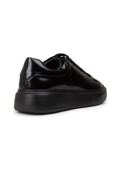 Deery Kadın Hakiki Deri Siyah Sneaker Ayakkabı - 01991zsyhp05 Siyah