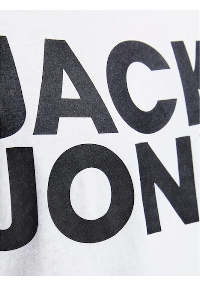 Jack & Jones Jack&Jones 12151955 Jjecrop Logo Tee Ss O-Neck Beyaz