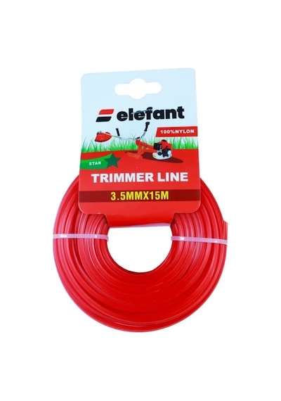 Elefant Tırpan Misinası Motorlu Tırpan Yıldız Misina 1,3mm X 15 Metre