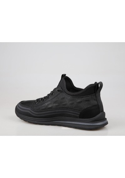 24k548 Siyah Erkek Sneakers Siyah