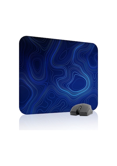 Topography Kaymaz Dikişli Kauçuk Oyuncu Mousepad V1 - 48x40 Xl Gaming Mouse Pad Fare Altlığı