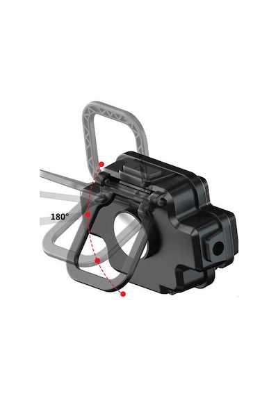PANTHER PT-5921 USB ŞARJLI KAFA LAMBASI Siyah