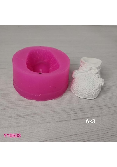 Yy0608 Örgülü Çocuk Çorabı Silikon Kalıp