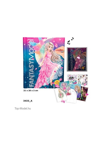 Top Model Fantasy Boyama Kitabı Led Işıklı Müzikli