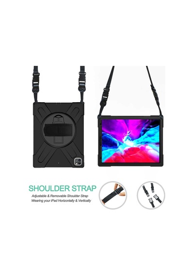 Apple Uyumlu iPad Pro 12 9 6 Nesil Kılıf Defender Askılı Zırhlı Tank Case A2436 A2437 A2764 A2766