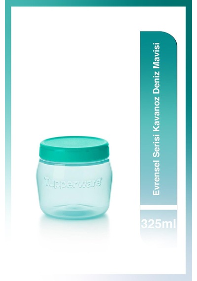 Evrensel Serisi Gıda Saklama Kavanozu Deniz Mavisi 325 Ml Mavi