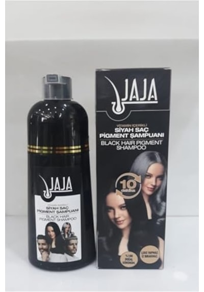 Jaja Saç Siyahlaştırıcı Şampuan Boya Siyah 300 Ml