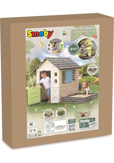 Smoby Life Kum Havuzlu Oyun Evi 810740 Renkli