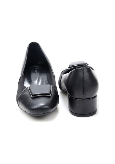 Pisagor Ps-32560 3,5 Cm Topuklu Kadın Stiletto Ayakkabı siyah
