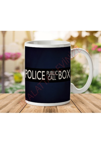 Police Public Call Box Doctor Who İki Taraf Baskılı Kupa Bardak İki Tarafı Baskılı Kupa Bardak.jpg