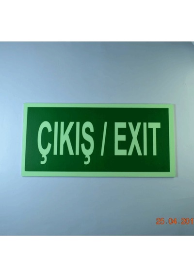 Fosforlu Yön Levhası | Çıkış Exit