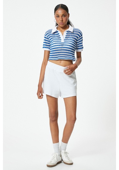 Koton Polo Yaka T-shirt Lacivert