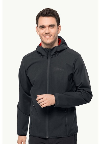 Jack Wolfskin Bornberg Hoody M Erkek Softshell Ceket Jck1307471-jck.6350 Antrasit