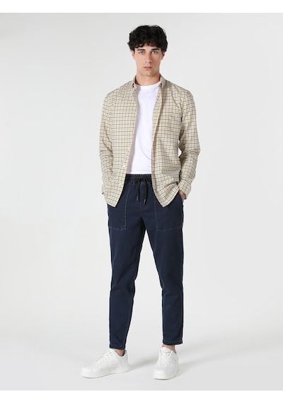 Colin's Slim Fit Sarı Erkek Uzun Kol Gömlek CL1062820_Q1.V1_YLW