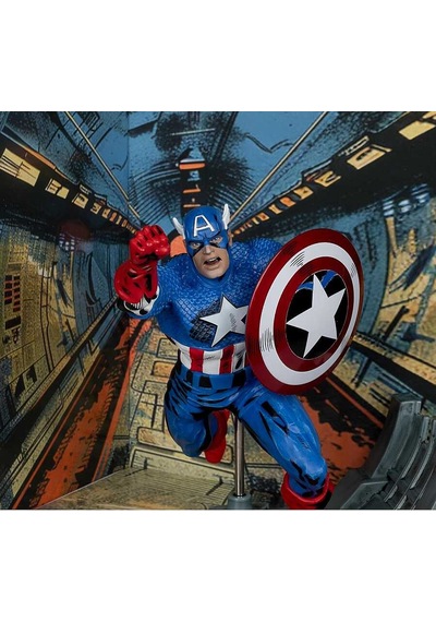 Mcfarlane Toys Marvel Collection Pvc Statue 110 Captain America