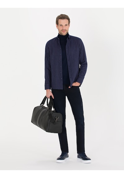 Pierre Cardin Erkek Lacivert Gömlek Desenli 50262464-vr033 Lacivert