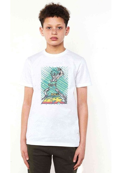 Tshirthane Anime Dragon Ball Baskılı Unisex Çocuk Beyaz T-Shirt (534777949)