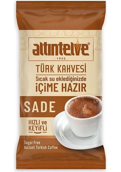 Hazır Türk Kahvesi Pratik Ofis Deneme Seti Sade-orta-şekerli 3x10'lu Paket Aç-iç-at Türk Kahvesi