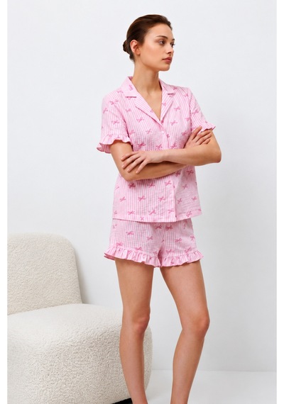 Norcia Sports Kadın Premium Fırfırlı Pembe Pijama Takımı Çok Renkli - 929322480 Çok Renkli - 929322480 Çok Renkli Norcia Sports Kadın Premium Fırfırlı Pembe Pijama Takımı Çok Renkli - 929322480 Çok Renkli - 929322480 Çok Renkli
