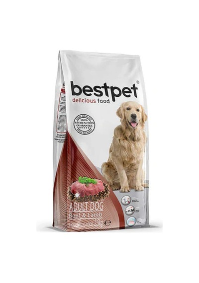 Bestpet Adult Kuzu Etli ve Dana Etli Yetişkin Köpek Maması 2.5 KG