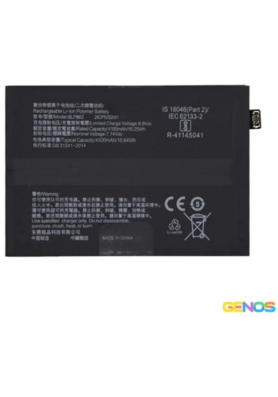 Blp863 4300 Mah Oppo K9 / Reno6 5g Uyumlu Batarya Sk521413