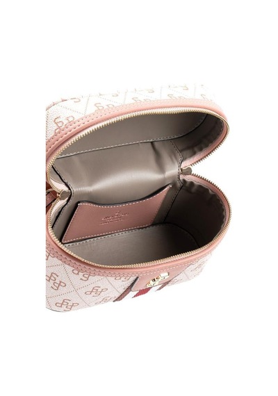 Silver Polo Sp1195 Kadın El Çantası Monogram Pembe-somon