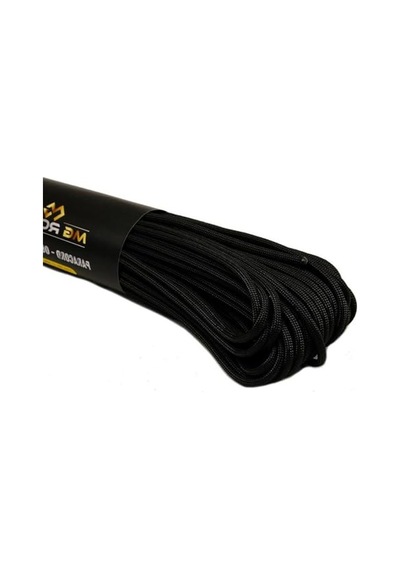 Siyah Paracord İp, 30 Metre Ve 4 Mm Kalınlık