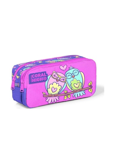 Coral High Kids Lavant Pembe Iki Bölmeli Kalem Çantası 22394 7697790853242