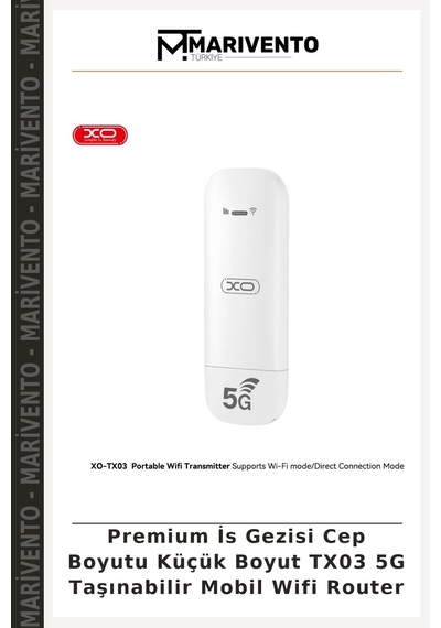 Premium İs Gezisi Cep Boyutu Küçük Boyut Tx03 5g Taşınabilir Mobil Wifi Router