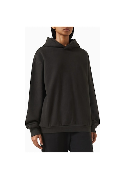 Vuori Restore Oversized Hoodie, Organik Terry Günlük Ve Rahat Sweatshirt Siyah