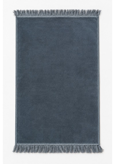 Düz Velur Kadife Seccade 70x110 Cm Petrol Mavi