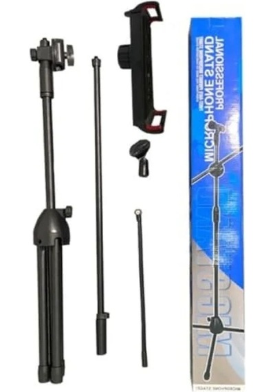 Telefon Ve Tablet Tutuculu Mikrofon Standı