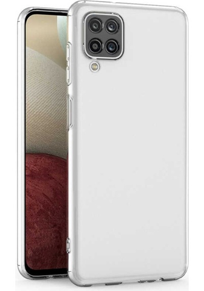 Galaxy A12 Kılıf Zore Kamera Korumalı Süper Silikon Renksiz