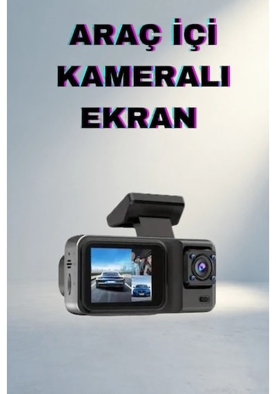 Araç İçi 2 İnç Kameralı Ekran 1080p Full Hd Güvenlik