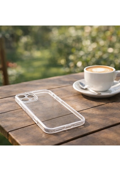 Apple iPhone 16 Pro Max Uyumlu Kılıf Şeffaf Kamera Korumalı 3d