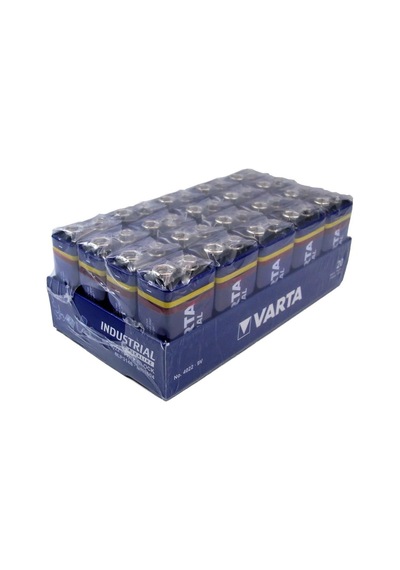Varta 4022 Industrial Alkalin 9V Pil 20'li