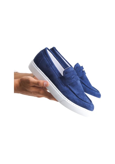 Ay Mood Slw180 Estilo X Bağcıksız Süet Erkek Günlük Spor Klasik Ayakkabı Sbt - Lacivert Ay Mood Slw180 Estilo X Bağcıksız Süet Erkek Günlük Spor Klasik Ayakkabı Sbt - Lacivert