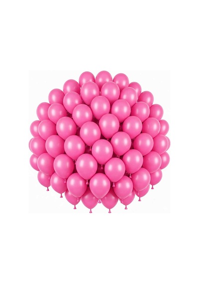 Pembe Renk Lateks Pastel Balon 30 Cm - 50 Adet