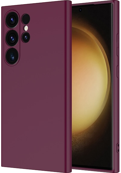 Galaxy S25 Ultra Kılıf Zore Mara Lansman Kapak Koyu Mor