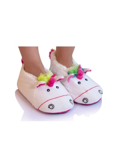 Twigy Flik Çocuk Hayvanlı Panduf Beyaz 33/38 WNN0506 Beyaz