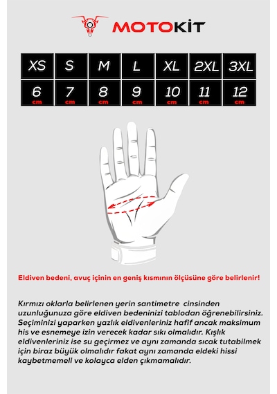 Revertech Aura Siyah / Yarım Parmak - Kaymaz Avuç İçi Kadın Motosiklet Eldiveni