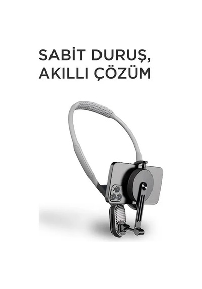 Magicool 360 Derece Ayarlanabilir Boyun Askılı Manyetik Telefon Tutucu