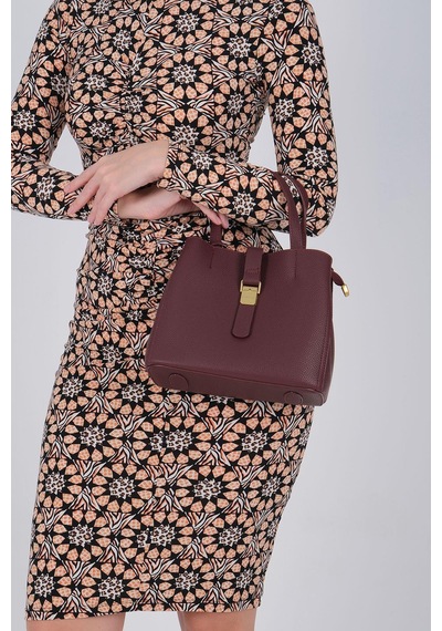 Silver Polo Sp1245 Kadın Omuz Çantası Mini Rolax Bordo-bordo